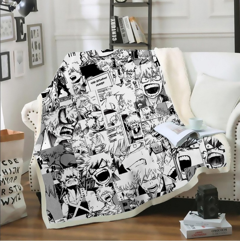 CLOOCL Blankets Anime My Hero Academia Todoroki Shout Bakugo Katsuki Many Faces 3d Printing Harajuku Travel Bedding Double Layer Blanket
CLOOCL Blankets Anime My Hero Academia Todoroki Shout Bakugo Katsuki Many Faces 3d Printing Harajuku Travel Bedding Double Layer Blanket