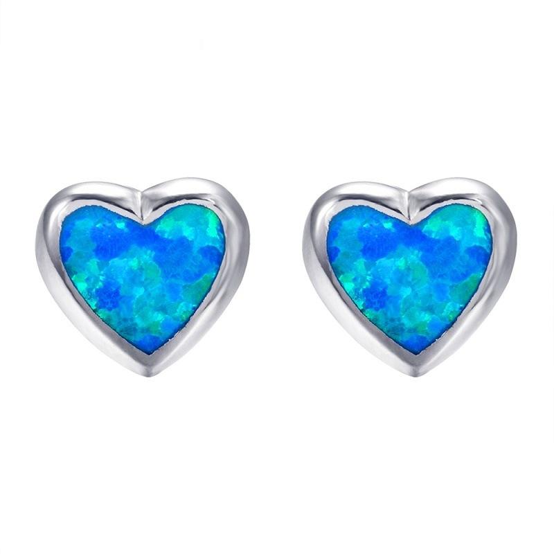 Stud Stylish Woman Heart-shaped Blue/white/green Earrings Bride Princess Wedding Engagement Jewelry Accessories
Stud Stylish Woman Heart-shaped Blue/white/green Earrings Bride Princess Wedding Engagement Jewelry Accessories