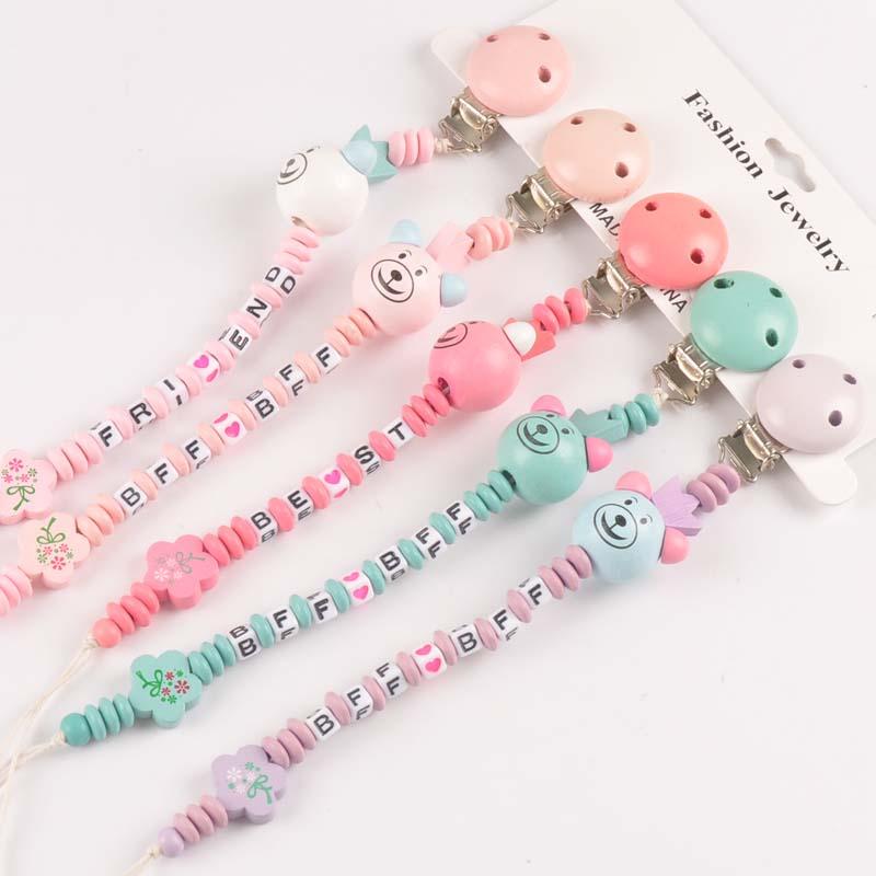 1pcs 5 colour Bear pattern Let's Make Baby Teething Pendant Bracelet Montessori Toys Set Dummy Pacifier Clips MT2111
1pcs 5 colour Bear pattern Let's Make Baby Teething Pendant Bracelet Montessori Toys Set Dummy Pacifier Clips MT2111