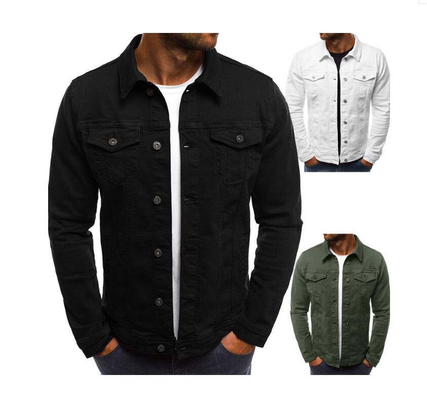 2021 Spring Autumn Men Basic Denim Jacket Coats mens Denim JacketS Cowboy tops Fashion Jeans Coat slim Casual Outerwear sportswear Jacket, Black;brown
2021 Spring Autumn Men Basic Denim Jacket Coats mens Denim JacketS Cowboy tops Fashion Jeans Coat slim Casual Outerwear sportswear Jacket, Black;brown