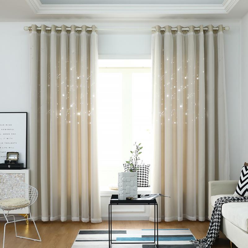 Double-Layer Yarn Tulle Overlay Window Curtain Hollow-Out Stars Meteor Dream Solid Curtain Drapes Living Room Bedroom 30, Green
Double-Layer Yarn Tulle Overlay Window Curtain Hollow-Out Stars Meteor Dream Solid Curtain Drapes Living Room Bedroom 30, Green