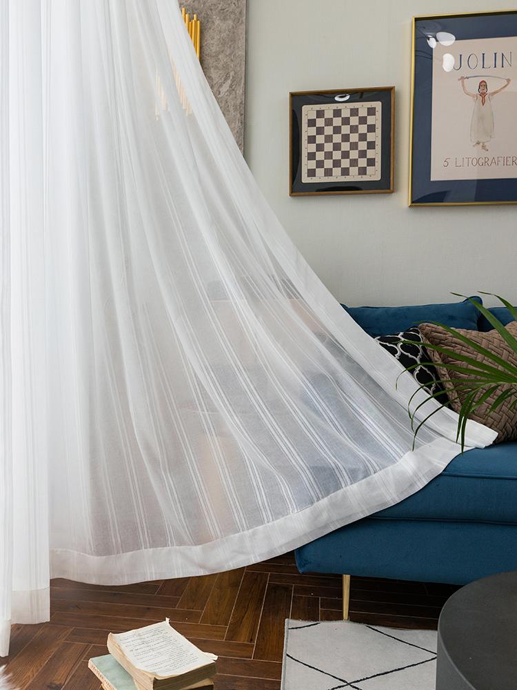 Modern Tulle Curtains For Living Room Solid White Striped Fabric Drapes Decorative Window Treatments Kitchen Curtain For Bedroom
Modern Tulle Curtains For Living Room Solid White Striped Fabric Drapes Decorative Window Treatments Kitchen Curtain For Bedroom