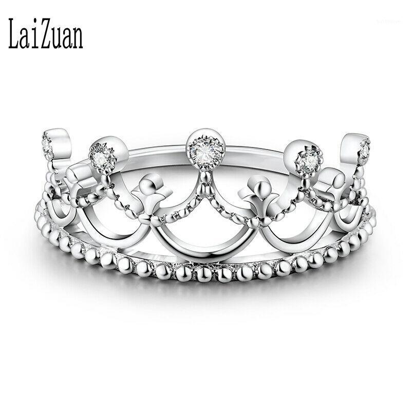 LaiZuan Solid 14K White Gold Natural Diamonds Ring Crown Filigree Ring Round Full Cut SI/H Diamond Women Fine Jewelry Band1
LaiZuan Solid 14K White Gold Natural Diamonds Ring Crown Filigree Ring Round Full Cut SI/H Diamond Women Fine Jewelry Band1