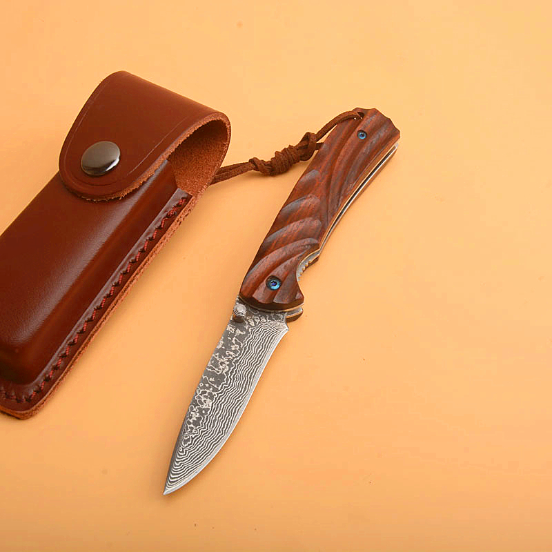 damascus folding knife vg10-damascus steel blade rosewood stainless steels sheet handle ball bearing edc gift knives
damascus folding knife vg10-damascus steel blade rosewood stainless steels sheet handle ball bearing edc gift knives