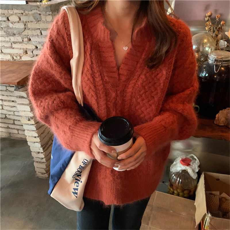 2021 New Korean Women's Blouse Sweet Retro-color Torsion, Tops Autumn Released with Cleavage Sleeve Long Pink Green Pullovers G98C
2021 New Korean Women's Blouse Sweet Retro-color Torsion, Tops Autumn Released with Cleavage Sleeve Long Pink Green Pullovers G98C