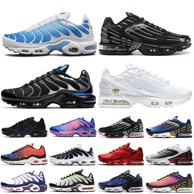 Black Silver TN Plus Running Shoes for Mens Tn 3 Tuned Triple white Blue Fury Oreo Womens Mens sports sneakers trainers chaussures 36-45
Black Silver TN Plus Running Shoes for Mens Tn 3 Tuned Triple white Blue Fury Oreo Womens Mens sports sneakers trainers chaussures 36-45