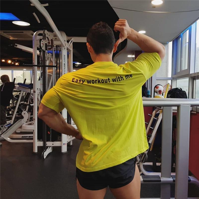 Men's T-Shirts Casual Solid Short Sleeve T Shirt Men Gym Fitness Sports Cotton Male Bodybuilding Workout Loose Tee Tops Summer Clothing, White;black
Men's T-Shirts Casual Solid Short Sleeve T Shirt Men Gym Fitness Sports Cotton Male Bodybuilding Workout Loose Tee Tops Summer Clothing, White;black