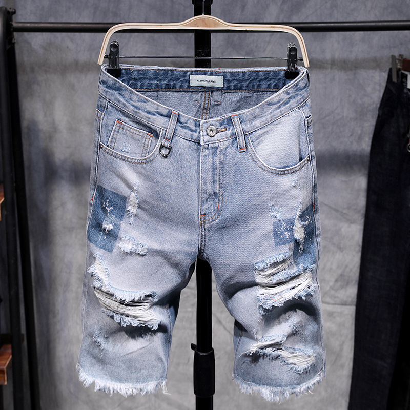 2021 New Men's Modern Unisex Summer Shorts, Vintage, Destroyed, Knee High Peb2, Sky blue.
2021 New Men's Modern Unisex Summer Shorts, Vintage, Destroyed, Knee High Peb2, Sky blue.