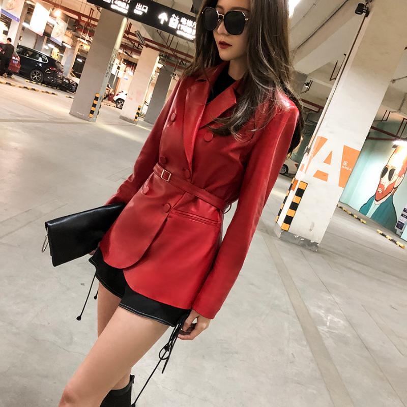 Leather Jacket Women Jaqueta Couro Real Full V-neck Leather Clothing Female 2021 New Slim Locomotive Sheep Blazer Jacket Woman, Black
Leather Jacket Women Jaqueta Couro Real Full V-neck Leather Clothing Female 2021 New Slim Locomotive Sheep Blazer Jacket Woman, Black