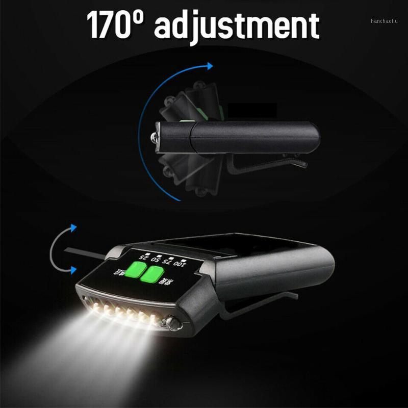 Clip On Hat Waterproof Camping Bright 6 Led Head Lamp Rotatable Outdoor Light Battery Display Sensor USB Rechargeable Cycling1 
Clip On Hat Waterproof Camping Bright 6 Led Head Lamp Rotatable Outdoor Light Battery Display Sensor USB Rechargeable Cycling1