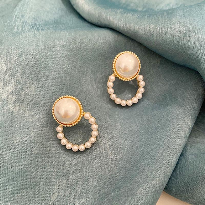 Dangle & Chandelier Yuan'S Pearl Round Earrings Female 925 French Temperament Korean Personality Oorbellen Rose Gold Sale
Dangle & Chandelier Yuan'S Pearl Round Earrings Female 925 French Temperament Korean Personality Oorbellen Rose Gold Sale