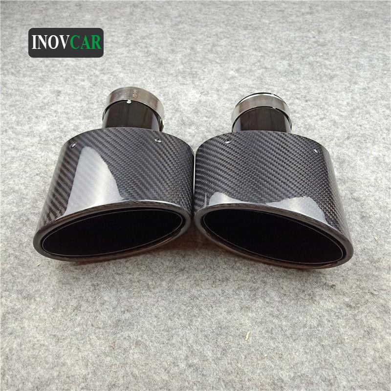 Left & Right New OD 90MM 155MM Glossy Black Stainless Steel Oval Shape Exhaust Tail Pipe For All Cars Single Muffler Tips1
Left & Right New OD 90MM 155MM Glossy Black Stainless Steel Oval Shape Exhaust Tail Pipe For All Cars Single Muffler Tips1