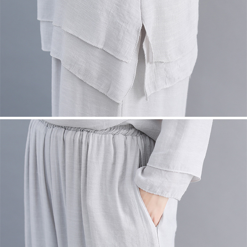 New Spring Autumn Women's clothes sweatsuits for women Suits sets Full sleeve Tops + Long Pants Elastic Waist Casual 2pcs sets 201120