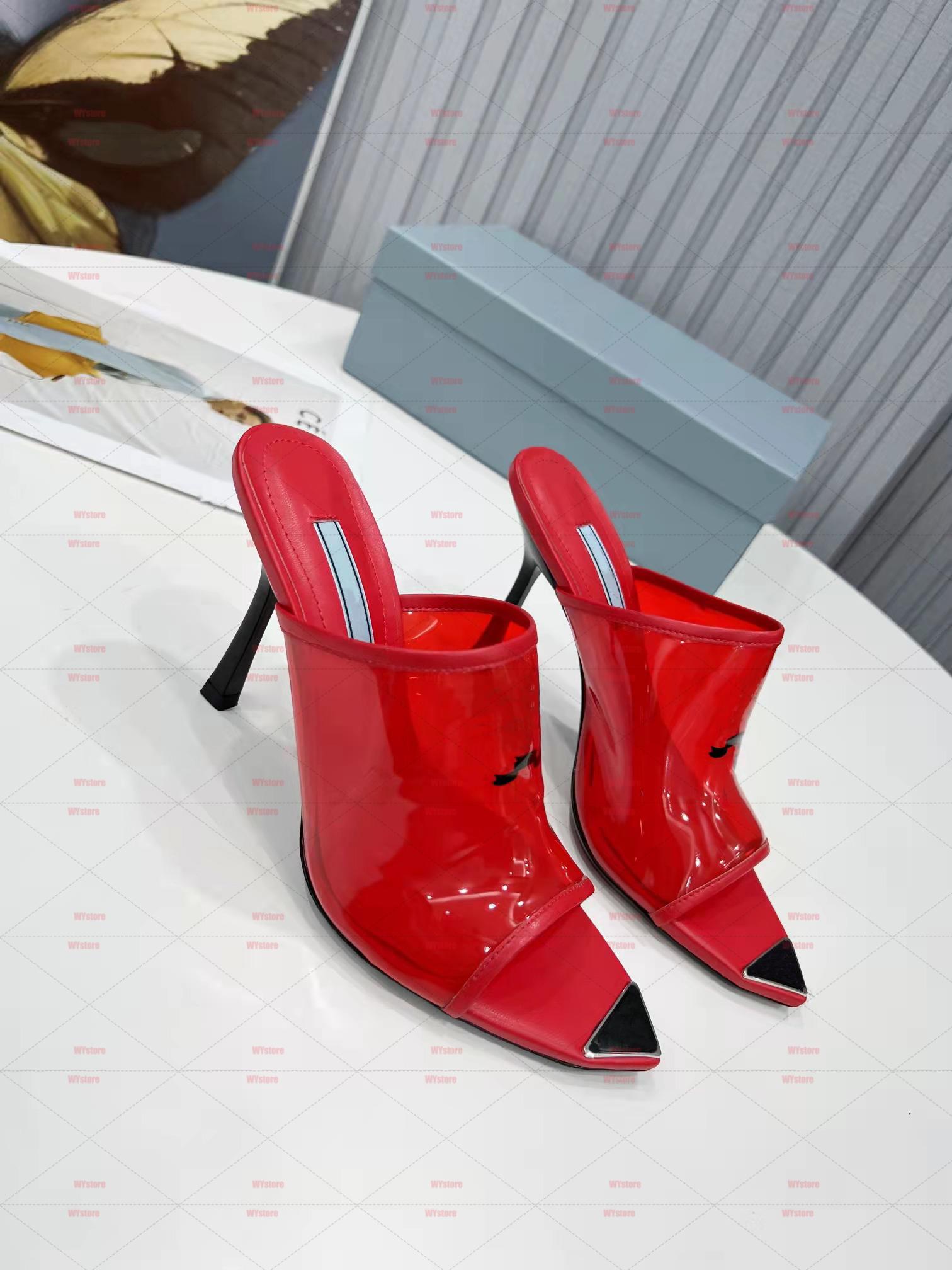TPU upper heel height 10cm Plexigla high-heel slides Slippers 75 mm varnished heel Size 35-41, Black leather
TPU upper heel height 10cm Plexigla high-heel slides Slippers 75 mm varnished heel Size 35-41, Black leather