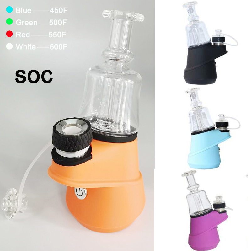 SOC Wax Vaporizer Dab Rigs Starter Kit Rechargeble 2600mAh Battery Portable Vape Concentrate Dabber Glass Bongs Water Pipe Detachable Rig, Green
SOC Wax Vaporizer Dab Rigs Starter Kit Rechargeble 2600mAh Battery Portable Vape Concentrate Dabber Glass Bongs Water Pipe Detachable Rig, Green