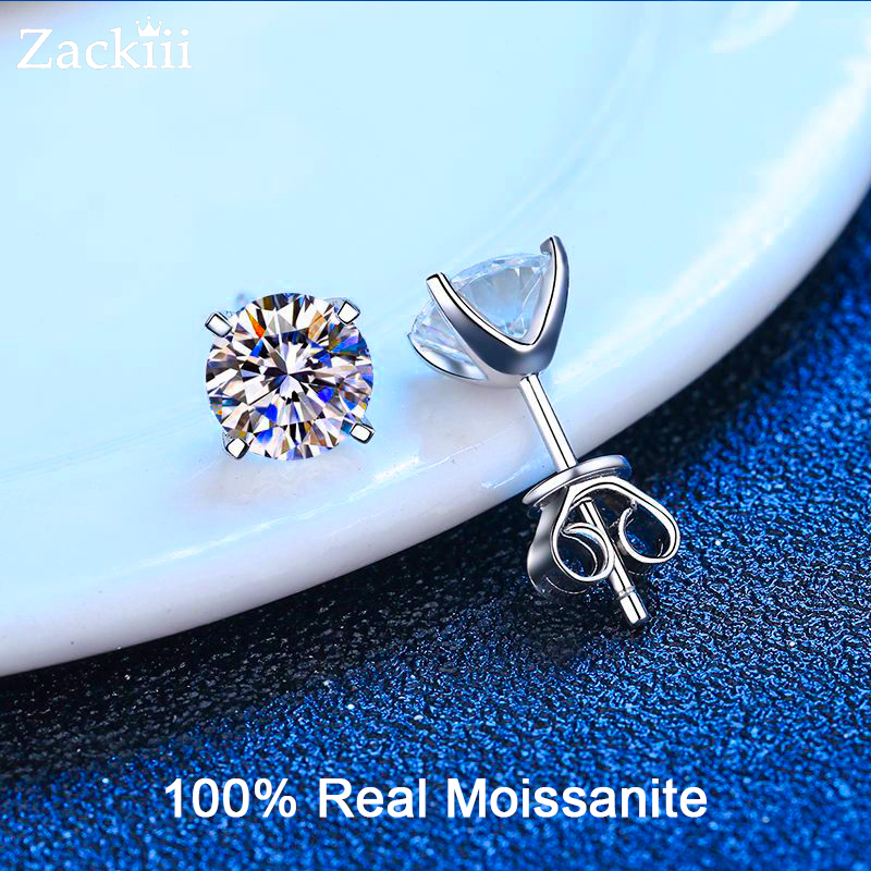 Real 0.4-4 Carat Stud Earrings for Women Men Solid 925 Sterling Silver Solitaire Round Diamond Earrings Fine Jewelry 220211
Real 0.4-4 Carat Stud Earrings for Women Men Solid 925 Sterling Silver Solitaire Round Diamond Earrings Fine Jewelry 220211