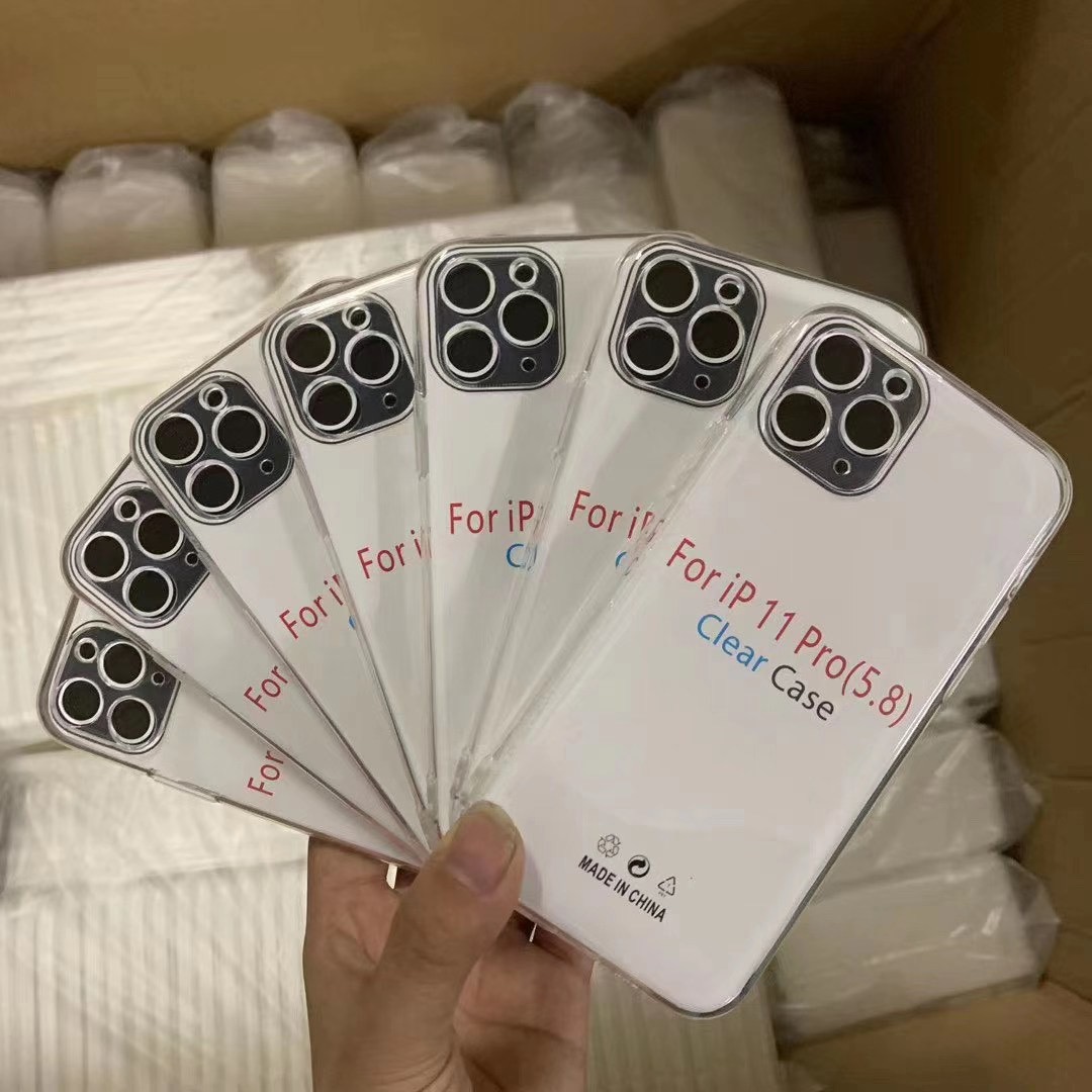 1.5MM Soft TPU Cases For Iphone 17 Air 16E 16 15 14 13 12 11 Pro XR XS MAX 8 Samsung S25 Ultra S24 FE A55 A35 A25 A15 A05 A05S Note 20 Clear Crystal T