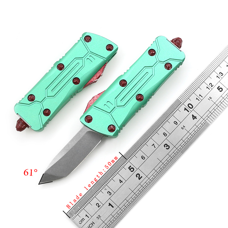 4 models Mini Hunting Double Action automatic knife Aviation Aluminum Handle D2 Steel Outdoor EDC Portable Tool Kitchen dinner cutter
4 models Mini Hunting Double Action automatic knife Aviation Aluminum Handle D2 Steel Outdoor EDC Portable Tool Kitchen dinner cutter