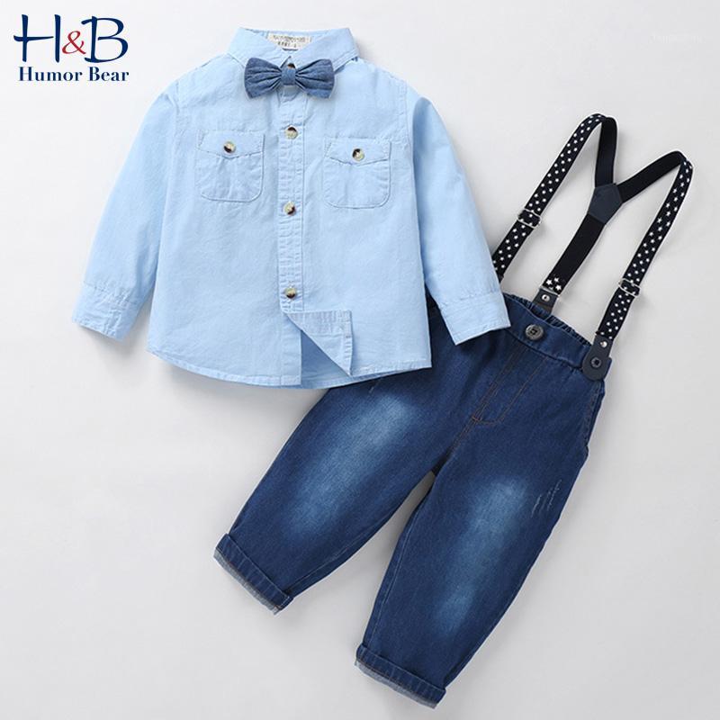 Humor Bear Children's Suit Spring & Autumn Kids Gentleman Long Sleeve Shirt +Strap Cowboy Trousers +Bow Baby Boys Clothes Set1, 1385 sky blue
Humor Bear Children's Suit Spring & Autumn Kids Gentleman Long Sleeve Shirt +Strap Cowboy Trousers +Bow Baby Boys Clothes Set1, 1385 sky blue