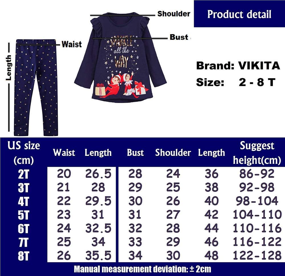 VIKITA Children Cotton Clothing Sets Toddlers Baby Girls Long Sleeve Owl Sequins T shirt and Trouser Pants Girls Autumn ClothesX1019
