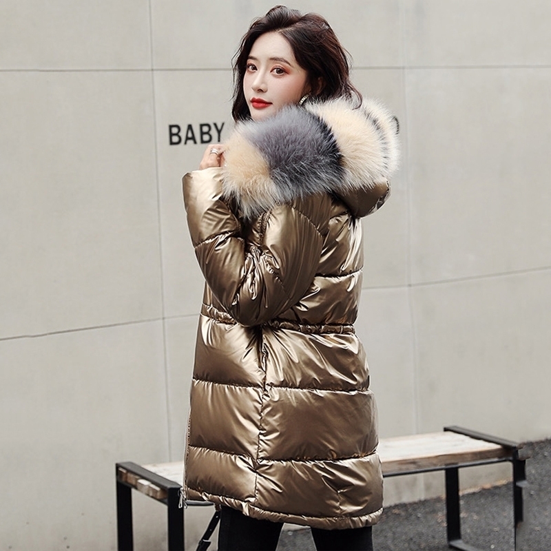 women's thick coat long solid jacket women winter oversized hooded with fur collar slim warm outwear casual parka mujer 201127, Black
women's thick coat long solid jacket women winter oversized hooded with fur collar slim warm outwear casual parka mujer 201127, Black