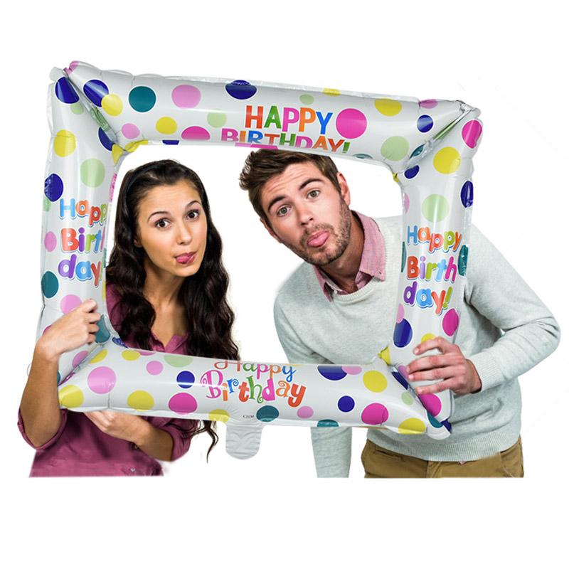 1pc Happy Birthday Aluminum Foil Balloon Photo Frame Birthday Photo Booth for Family Party Event Decorations Supplies
1pc Happy Birthday Aluminum Foil Balloon Photo Frame Birthday Photo Booth for Family Party Event Decorations Supplies