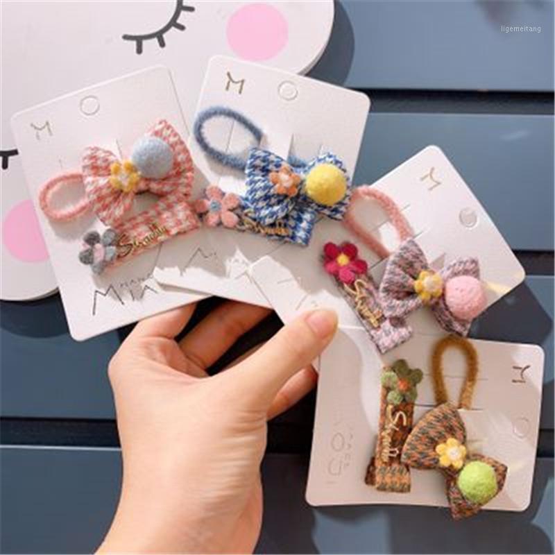 Kids Children Girls Elastic Hair clips Bands Sets Korean Plaid Bow Knot Pompom Cute Fall Winter Head wear Accessories-SWC5-W71
Kids Children Girls Elastic Hair clips Bands Sets Korean Plaid Bow Knot Pompom Cute Fall Winter Head wear Accessories-SWC5-W71