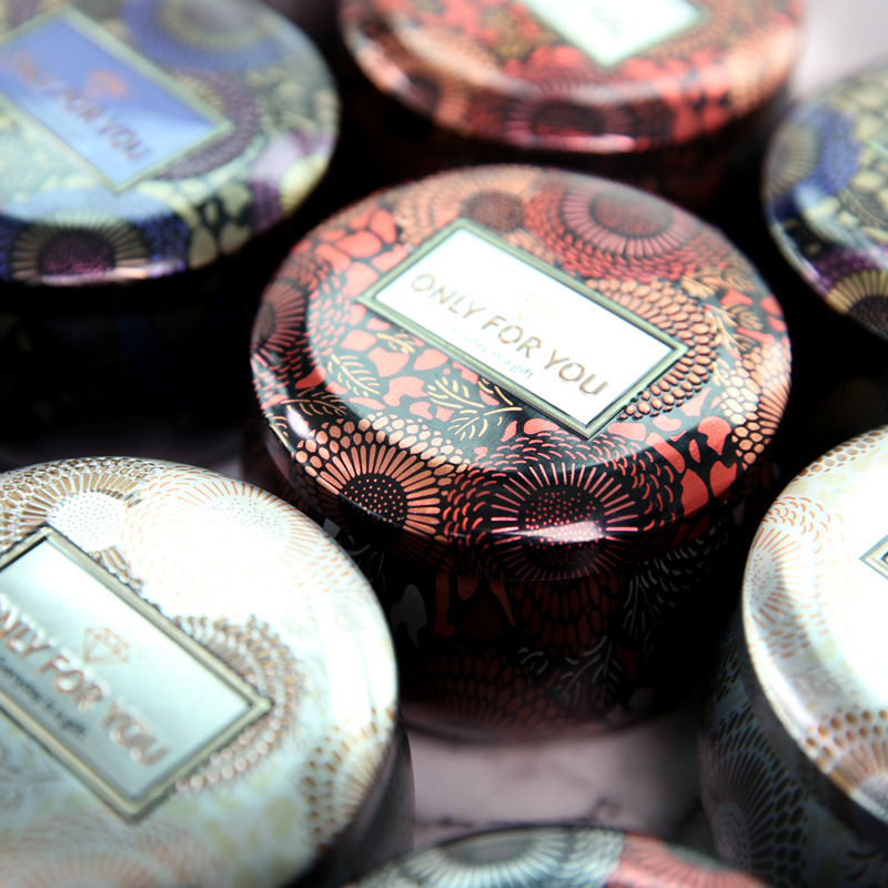 Scented candle jar empty round tinplate can DIY handmade candle tea food candy tablet accessories storage box with lid 648 S2
Scented candle jar empty round tinplate can DIY handmade candle tea food candy tablet accessories storage box with lid 648 S2