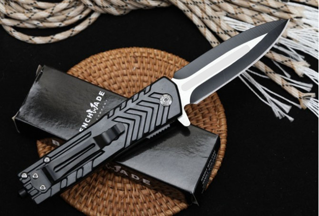 wholesaler Benchmade BrowningDA313 Flipper Titanium Pocket Folding Knife 440C 57HRC Tactical Camping gear Hunting Survival Knives EDC tool
wholesaler Benchmade BrowningDA313 Flipper Titanium Pocket Folding Knife 440C 57HRC Tactical Camping gear Hunting Survival Knives EDC tool