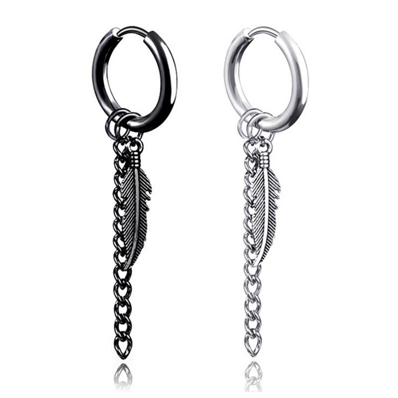 Stud 1pcs Hipster Grunge Style Punk Dagger Earrings Mens Tassel Chain Black White Plated K Earring Guys Jewellery Accessory
Stud 1pcs Hipster Grunge Style Punk Dagger Earrings Mens Tassel Chain Black White Plated K Earring Guys Jewellery Accessory