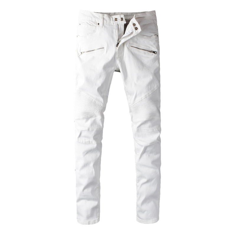 2021 New Men's Fashionable High-color White-woven Street Fashion Designer Cargo Hombre High-quality Elastic Biker Jeans Hszi
2021 New Men's Fashionable High-color White-woven Street Fashion Designer Cargo Hombre High-quality Elastic Biker Jeans Hszi