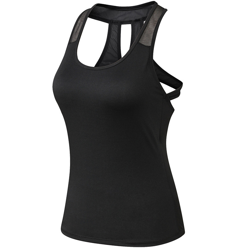 Flexible Sport Fitness Crop Tops Women Soft Sexy hollow Running Yoga Vest Plain Jogger Workout Tanks Tops