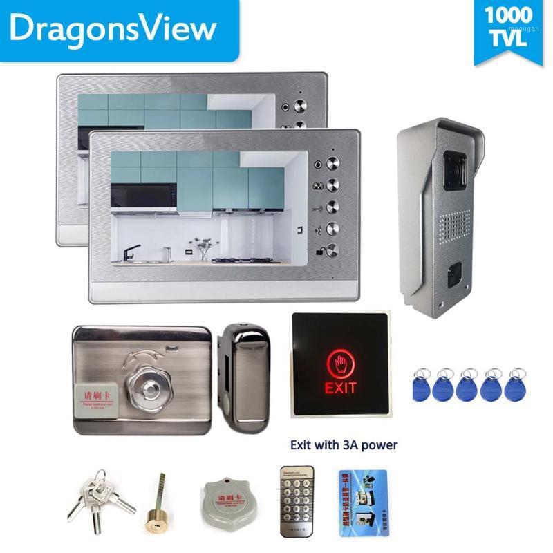 Dragonsview 7 Inch Video Intercom Doorbell Camera with Electric Lock Video Door Phone Exit Button System 2 Monitors Day Night1
Dragonsview 7 Inch Video Intercom Doorbell Camera with Electric Lock Video Door Phone Exit Button System 2 Monitors Day Night1