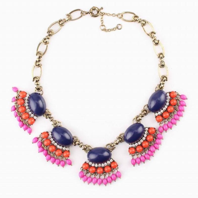 New Design Ethnic Necklace Chunky Statement Necklaces for Women with Colorful Resin Beads Vintage Chain Handmade Necklace
New Design Ethnic Necklace Chunky Statement Necklaces for Women with Colorful Resin Beads Vintage Chain Handmade Necklace