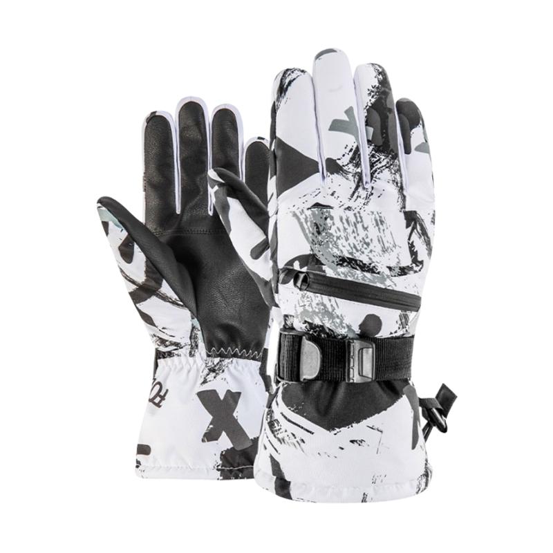 Professional Ski Gloves Touch Screen Fleece Winter Warm Snowboard Gloves Thicken Waterproof Snowboard Ski Supplies, Blue white
Professional Ski Gloves Touch Screen Fleece Winter Warm Snowboard Gloves Thicken Waterproof Snowboard Ski Supplies, Blue white