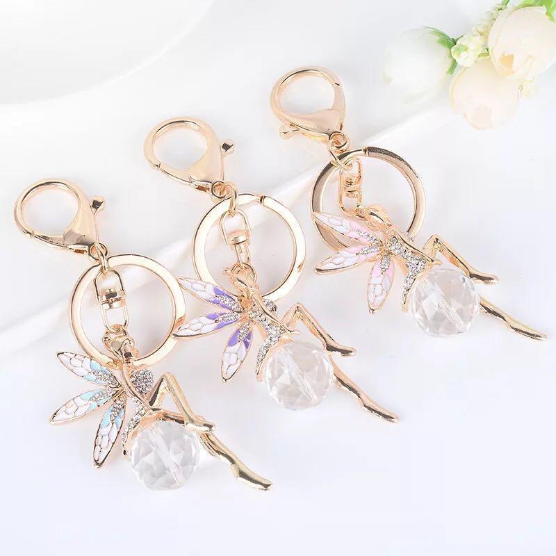 Creative Classic Crystal Fairy Key Ring Rhinestone Fairy Car Keychain Charm Jewelry Female Bag Pendant Accessories Gift1
Creative Classic Crystal Fairy Key Ring Rhinestone Fairy Car Keychain Charm Jewelry Female Bag Pendant Accessories Gift1