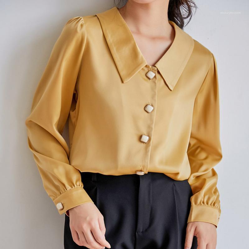 Autumn New Women Lantern Sleeve Solid Vintage Blouse Peter-Pan Collor Elegance White Satin Shirt Office Lady Korean Tops T09602Z1
Autumn New Women Lantern Sleeve Solid Vintage Blouse Peter-Pan Collor Elegance White Satin Shirt Office Lady Korean Tops T09602Z1