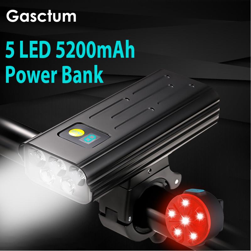 5200mAh Powerful Bicycle Light 5 LED Digital Display 2000lumens Bike Front Light USB Chargeable Cycling Headlight as Power Bank
5200mAh Powerful Bicycle Light 5 LED Digital Display 2000lumens Bike Front Light USB Chargeable Cycling Headlight as Power Bank