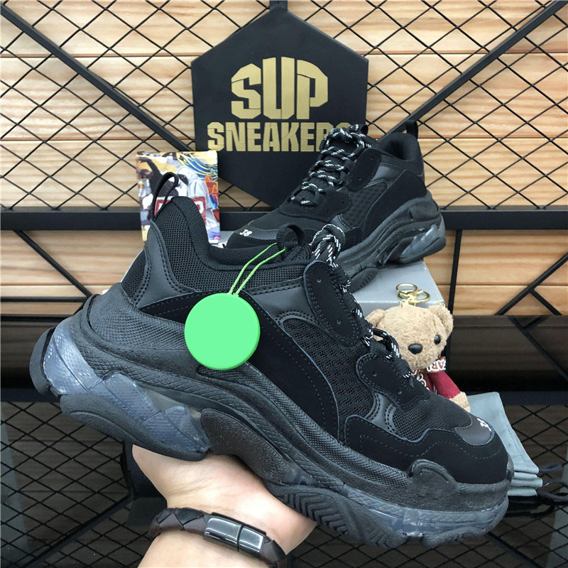 Top Men Mesh Paris Fashion 17FW Designer Shoes Women Height Increasing Triple S Sneakers Boots Green White Vintage Old Dad Grandpa Casual Shoe Trainer With Box 35-46EU, Gift
Top Men Mesh Paris Fashion 17FW Designer Shoes Women Height Increasing Triple S Sneakers Boots Green White Vintage Old Dad Grandpa Casual Shoe Trainer With Box 35-46EU, Gift