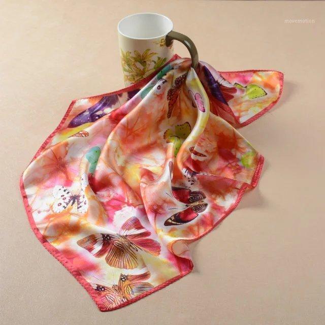 100% real silk square scarves for women butterfly print oil painting crepe satin plain scarf handkerchief bandana 52*52 cm1
100% real silk square scarves for women butterfly print oil painting crepe satin plain scarf handkerchief bandana 52*52 cm1