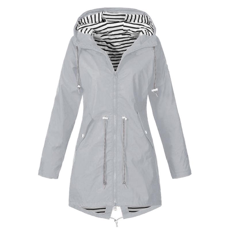 Hirigin New casual waterproof jackets women long-sleeved zip jackets outdoor casual loose coats wind rain forest hood jacket, Black
Hirigin New casual waterproof jackets women long-sleeved zip jackets outdoor casual loose coats wind rain forest hood jacket, Black