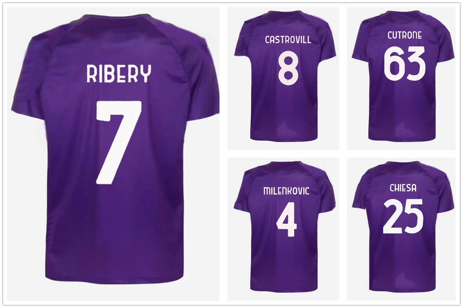 Customized 20-21 Fiorentina Thai Quality Soccer Jersey shirts RIBERY 7 BENASSI 24 BIRAGHI 3 CHIESA 25 SIMEONE 9 Dropping Accepted Training, Black;yellow
Customized 20-21 Fiorentina Thai Quality Soccer Jersey shirts RIBERY 7 BENASSI 24 BIRAGHI 3 CHIESA 25 SIMEONE 9 Dropping Accepted Training, Black;yellow