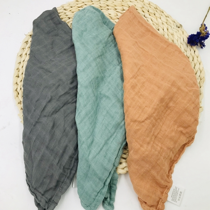 60*60cm bamboo burp cloth muslin diaper baby swaddle blankets quality better than organic cotton Multi-use Blanket Infant Wrap 201210