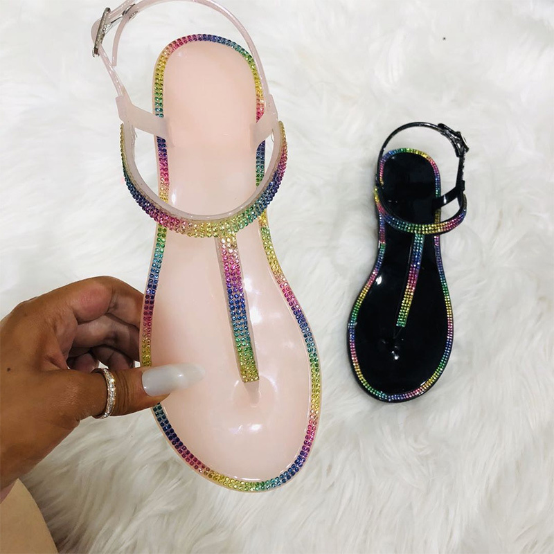 2021 Women's Sandals Buckle Strap Woman Summers Shoes Casual Beach Crystal Flats Shoe Clip Toe New Flip Flops Fashion Ladies 6pd1, White
2021 Women's Sandals Buckle Strap Woman Summers Shoes Casual Beach Crystal Flats Shoe Clip Toe New Flip Flops Fashion Ladies 6pd1, White
