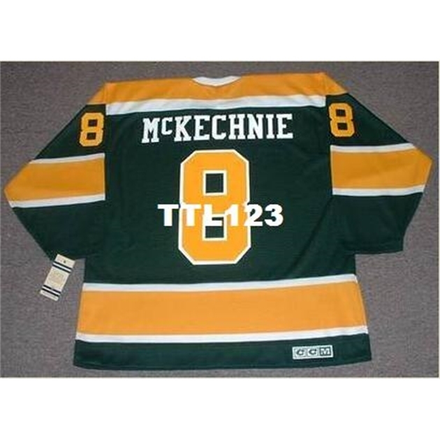 740 #8 WALT McKECHNIE California Golden Seals 1972 CCM Vintage Hockey Jersey or custom any name or number retro Jersey, Green
740 #8 WALT McKECHNIE California Golden Seals 1972 CCM Vintage Hockey Jersey or custom any name or number retro Jersey, Green
