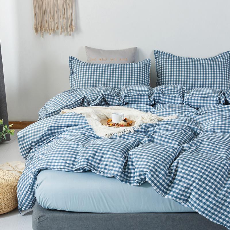 Blue Plaid Simple Classical Pink Comforter Bedding Set Double Sided King Queen Full Single Size Duvet Cover Sheet Pillowcase, Beige
Blue Plaid Simple Classical Pink Comforter Bedding Set Double Sided King Queen Full Single Size Duvet Cover Sheet Pillowcase, Beige
