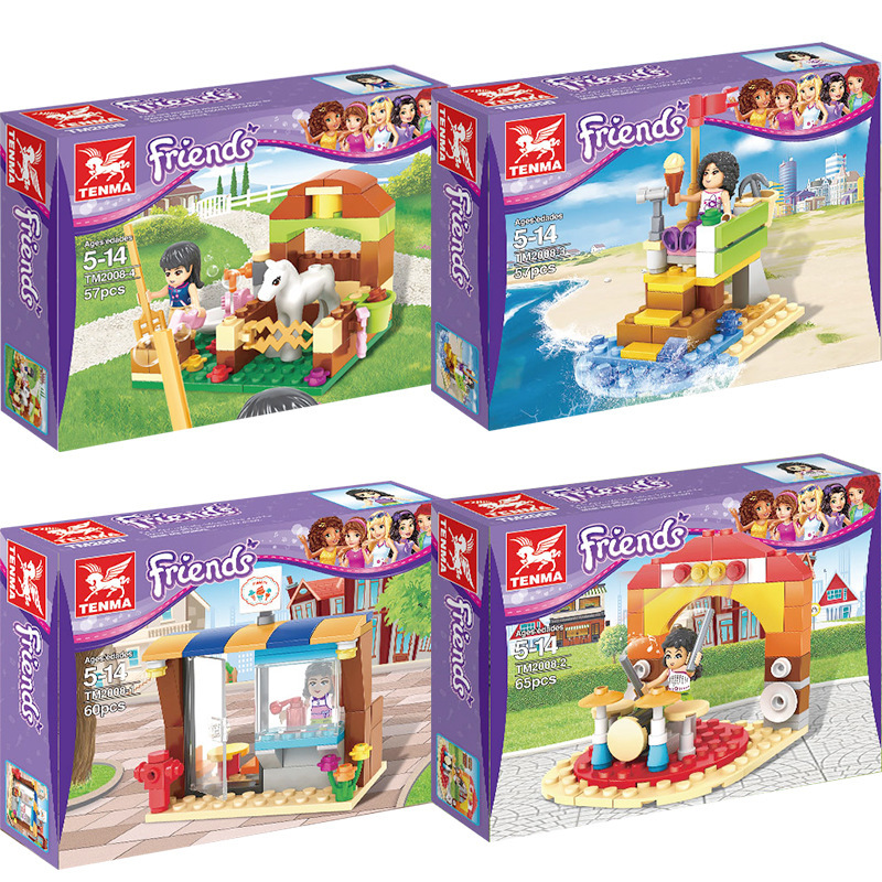 4 boxed toys puzzle assembled building blocks girls amusement park combination children early education toys gifts
4 boxed toys puzzle assembled building blocks girls amusement park combination children early education toys gifts
