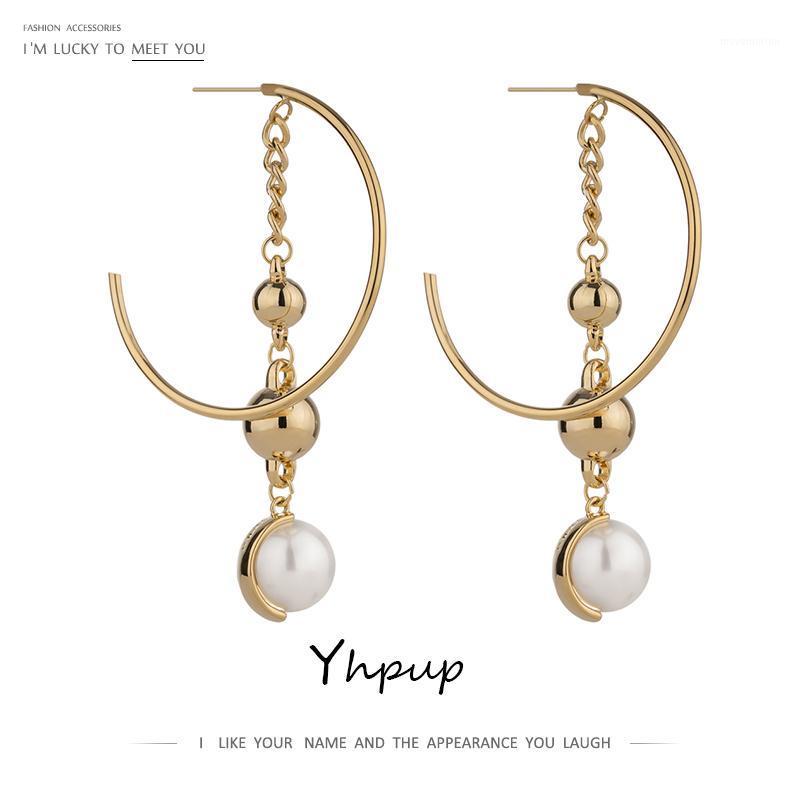 Yhpup Stylish Round Pendant Imitation Pearls Earrings Jewelry Trendy Metal Gold 14 K Statement Earrings for Women Brincos New1
Yhpup Stylish Round Pendant Imitation Pearls Earrings Jewelry Trendy Metal Gold 14 K Statement Earrings for Women Brincos New1