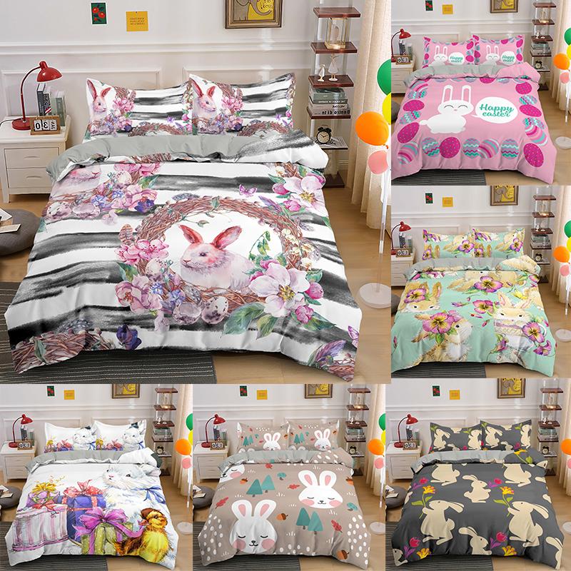 Easter Pattern 3D Bedding Set Print Duvet Cover Home Textiles, H1889
Easter Pattern 3D Bedding Set Print Duvet Cover Home Textiles, H1889