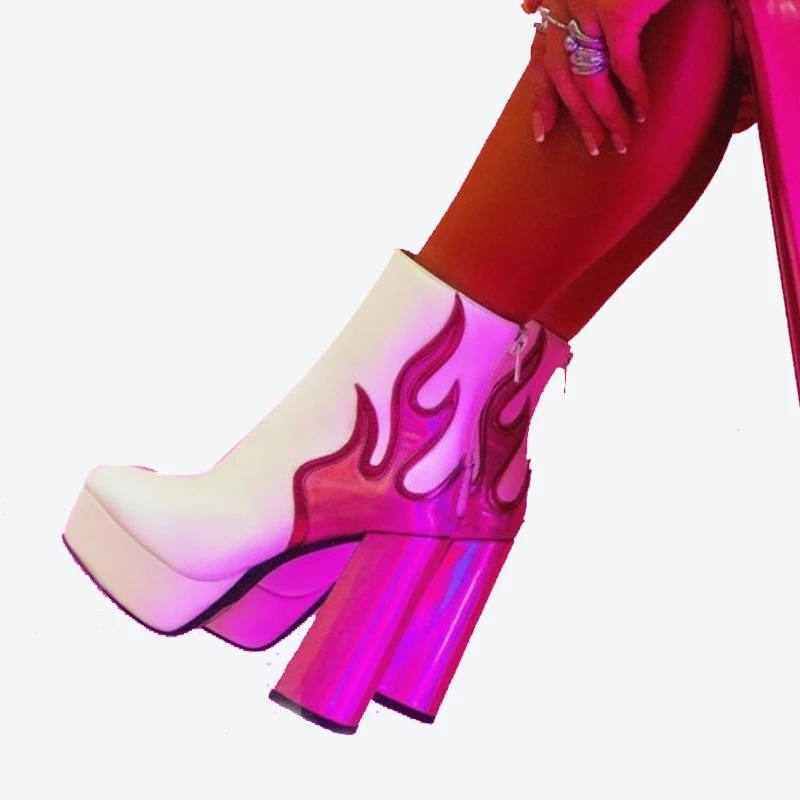 2021 High Heels Chunky in Fashionable Bright Woman Calls Shredded Ankle Toe Round Short Zip-up Leather Boots Xxqh, The picture
2021 High Heels Chunky in Fashionable Bright Woman Calls Shredded Ankle Toe Round Short Zip-up Leather Boots Xxqh, The picture